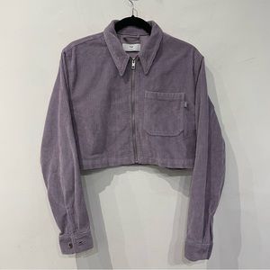 TNA - DIXON - Corduroy Cropped Trucker - S